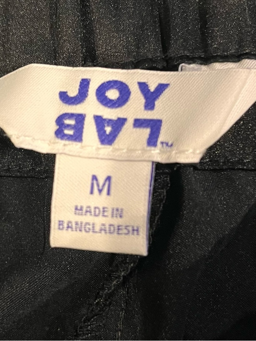 NWT JOY LAB PULL AWAY SATIN TRACK PANTS SIZE MEDIUM - Picture 9 of 11